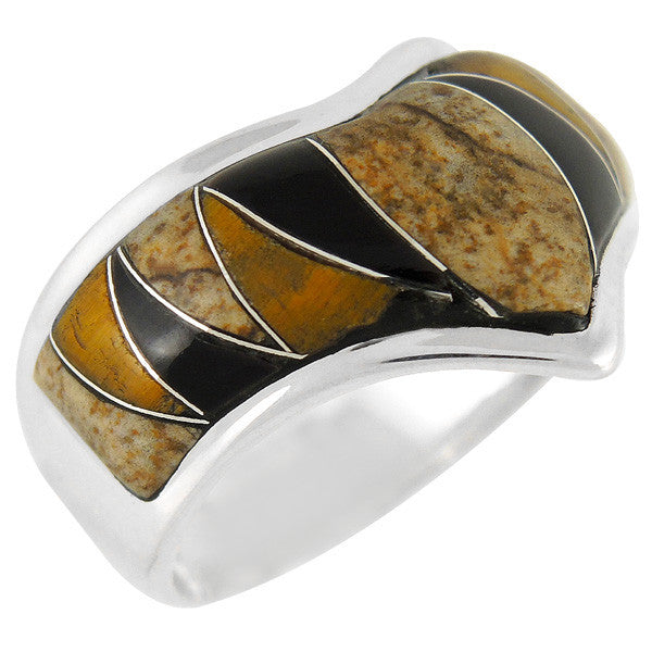 Sterling Silver Gemstone Rings R2002 Large