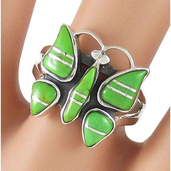 Sterling Silver Gemstone Butterfly Rings R2037