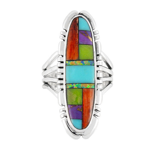 Sterling Silver Gemstone Rings R2096 Large