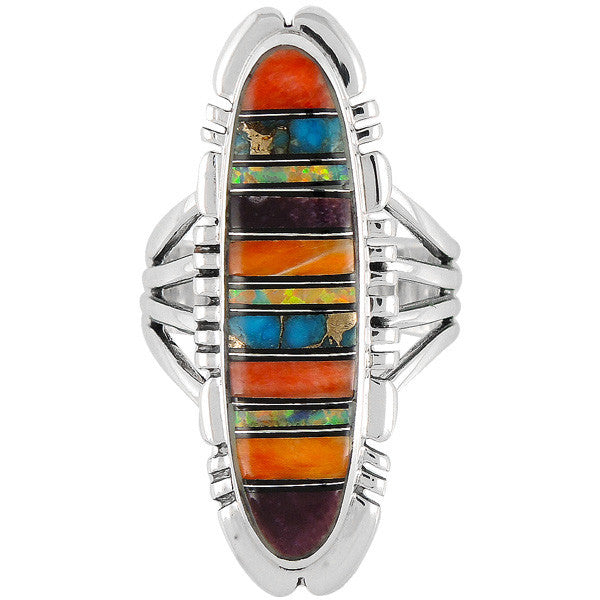 Sterling Silver Gemstone Rings R2096 Large