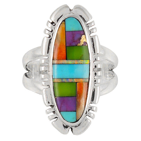 Sterling Silver Gemstone Rings R2096 Small