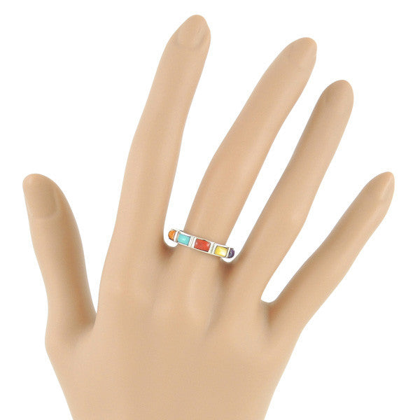 Sterling Silver Gemstone Stackable Rings R2232