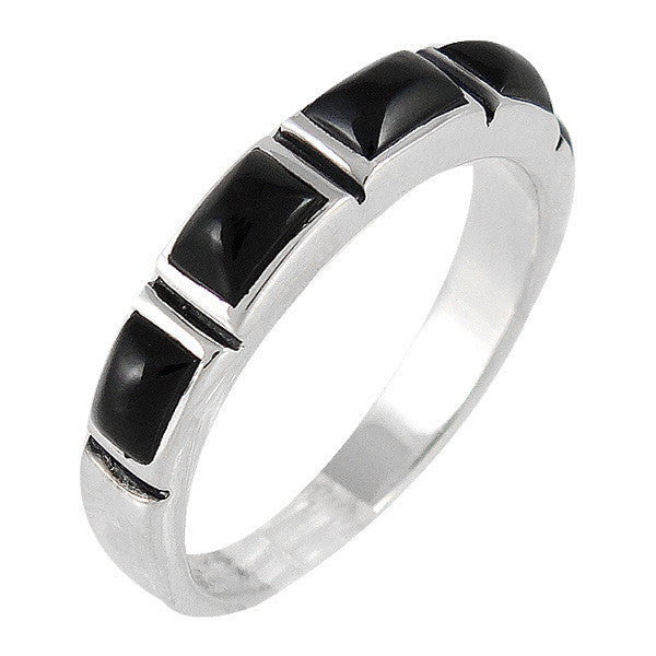 Sterling Silver Gemstone Stackable Rings R2232
