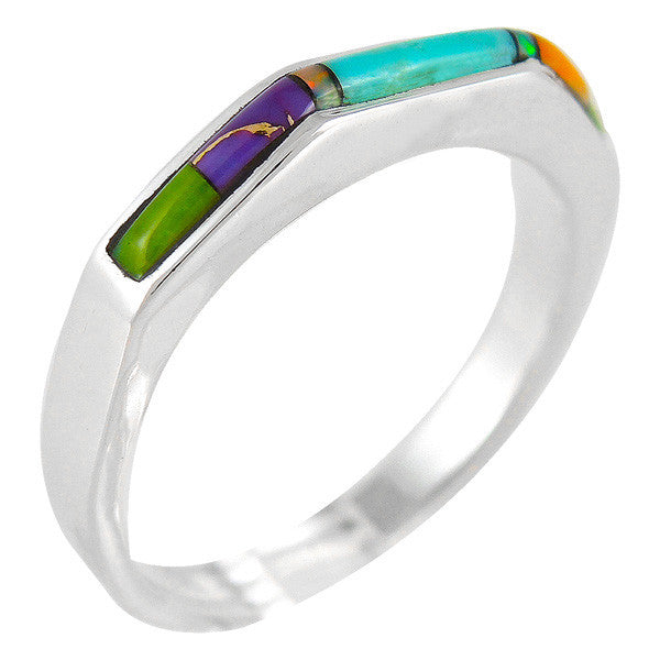 Sterling Silver Gemstone Stackable Rings R2247