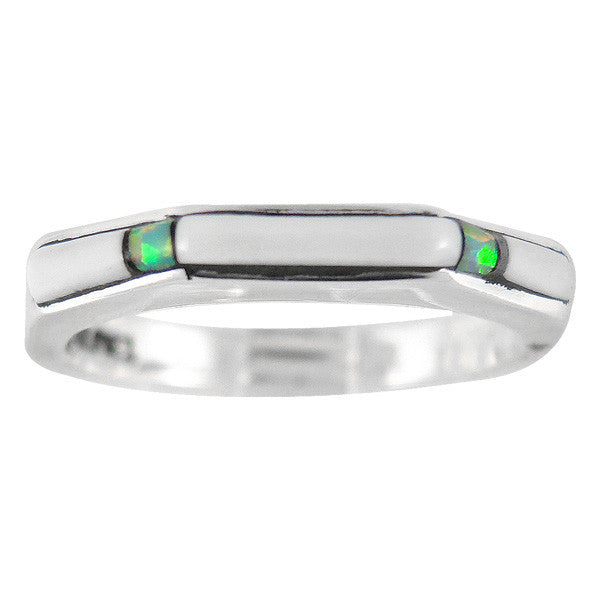 Sterling Silver Gemstone Stackable Rings R2247