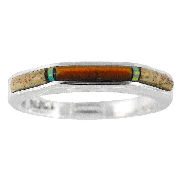 Sterling Silver Gemstone Stackable Rings R2247