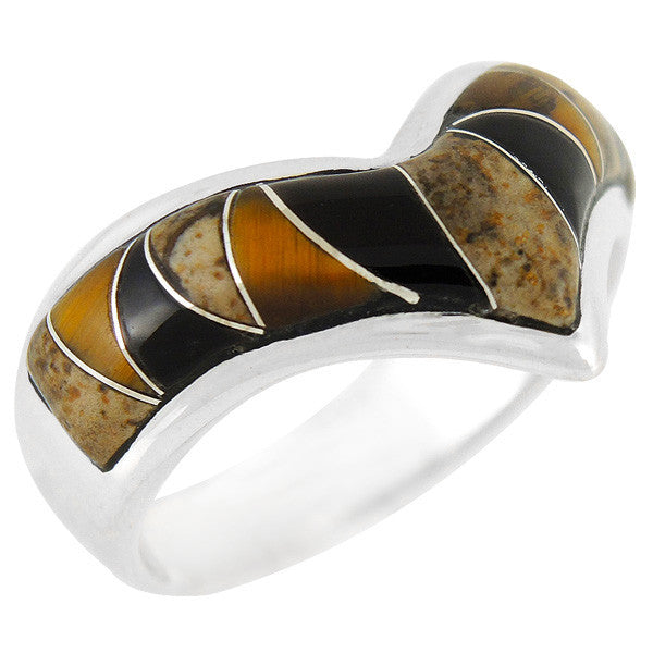 Sterling Silver Gemstone Rings R2002 Small