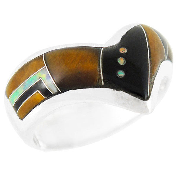 Sterling Silver Gemstone Rings R2002 Small