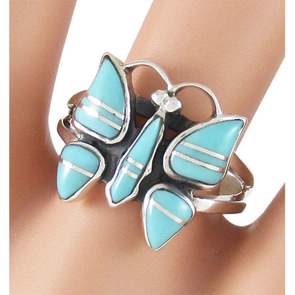 Sterling Silver Gemstone Butterfly Rings R2037