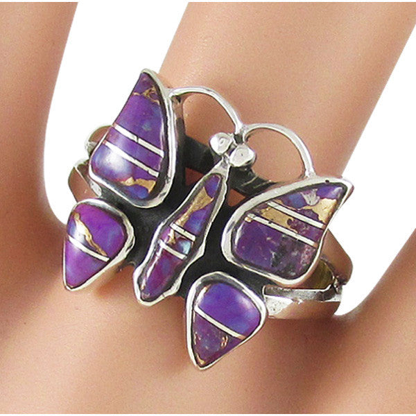 Sterling Silver Gemstone Butterfly Rings R2037