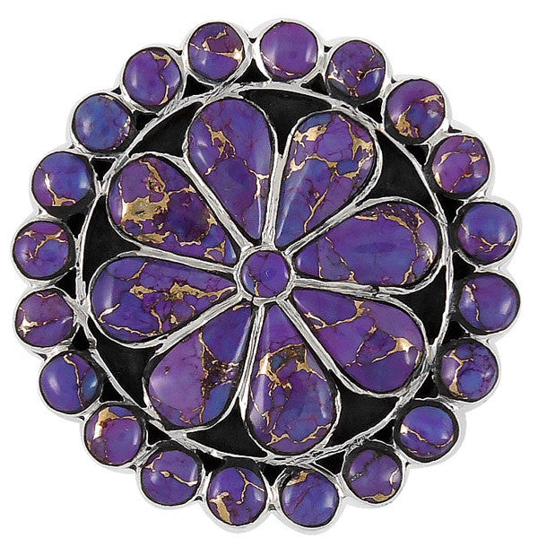 Sterling Silver Gemstone Flower Rings R2044