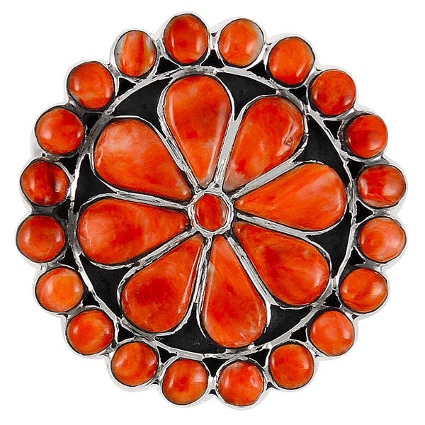 Sterling Silver Gemstone Flower Rings R2044
