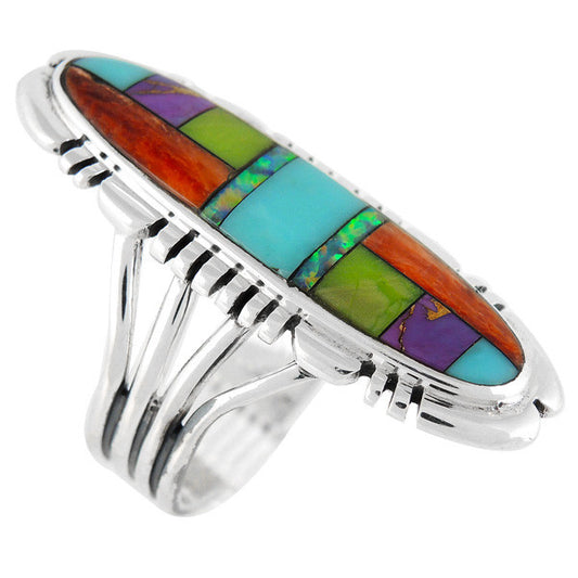 Sterling Silver Gemstone Rings R2096 Large
