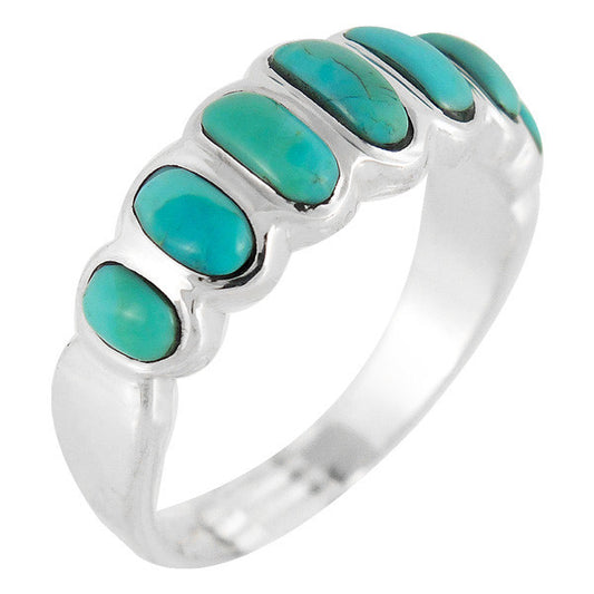 Sterling Silver Gemstone Rings R2233 Small
